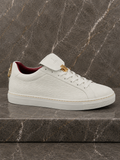 The A.B.B.A.™ Low - White Calfskin/Gold C.Y.B.N. Edition